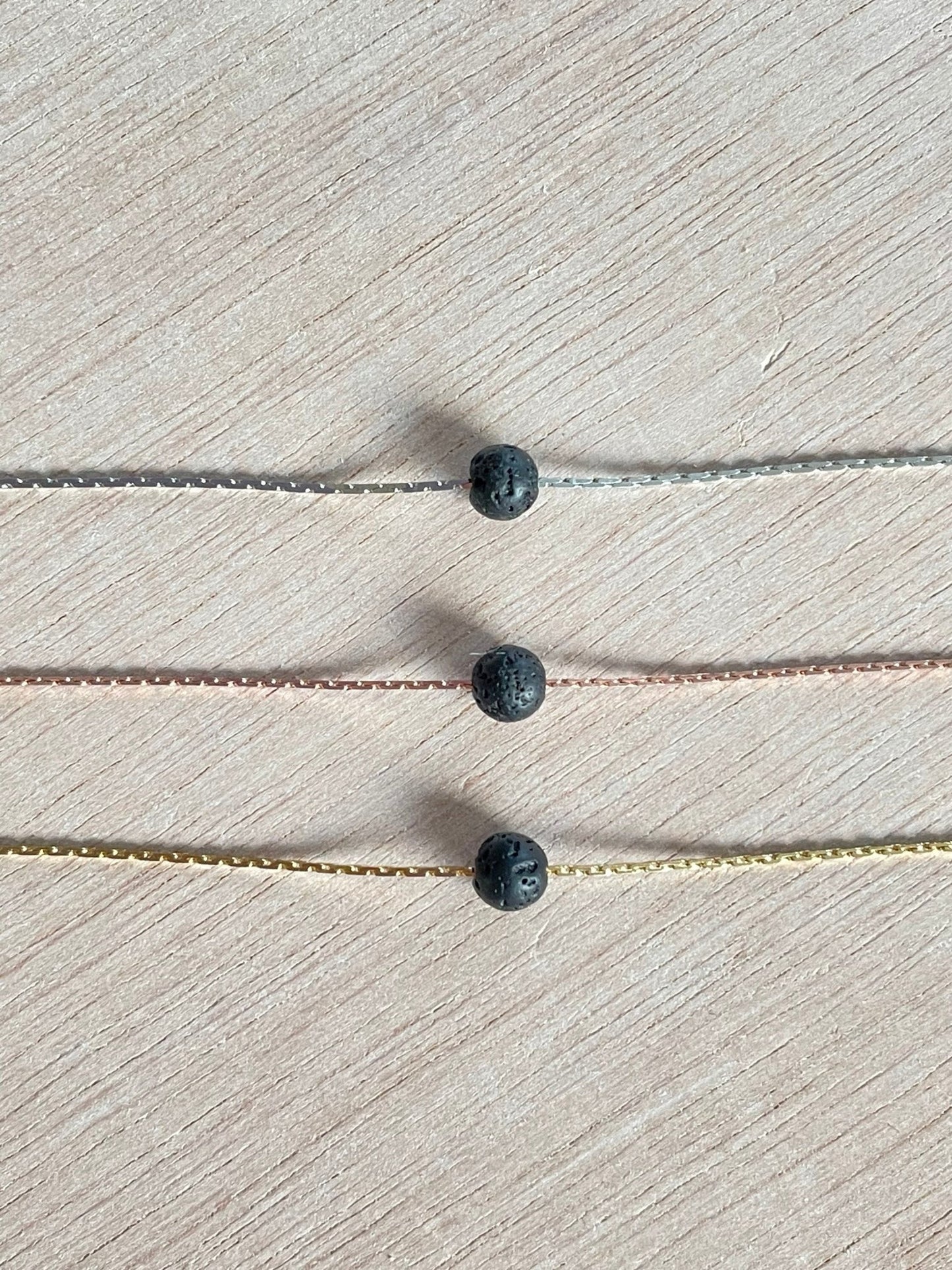 Essential Oil Lava Stone Necklace - earthandelm