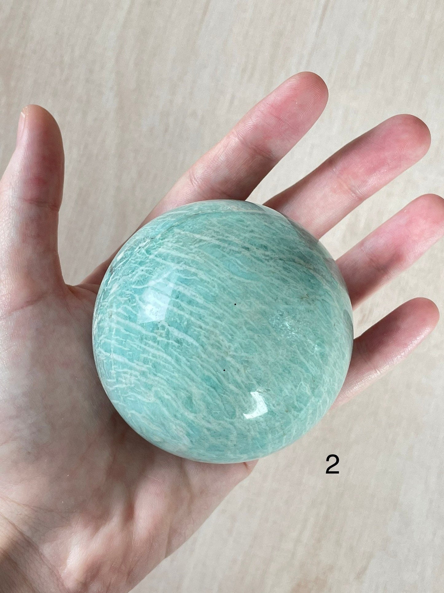 Amazonite Sphere | Palm Stone | Crystal Ball | Amazonite Crystal | 65MM | 67MM