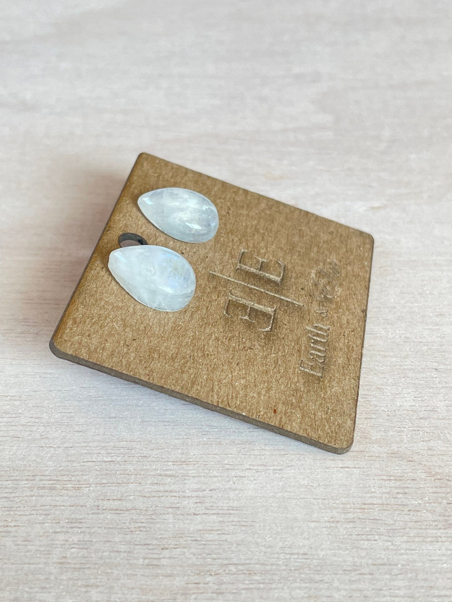 Moonstone Pear Studs | Pear Shape Stud | Earring Studs | Teardrop Studs | 10x14mm Studs | Moonstone Earrings | 8x12mm Studs