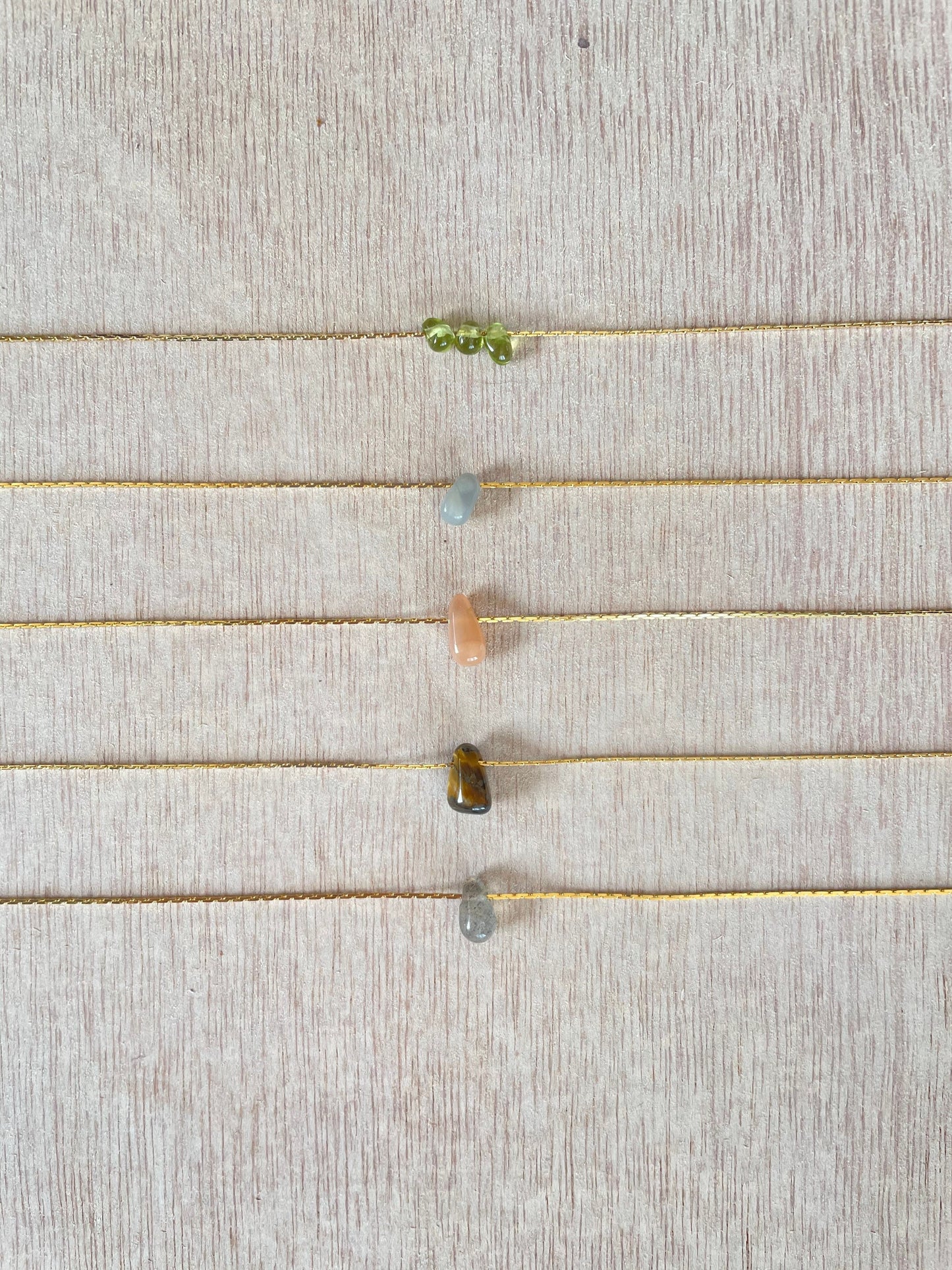 Minimalist Necklaces | Dainty Gold Necklace | Gemstone Necklace | Layering Necklace | Tiny Pendant