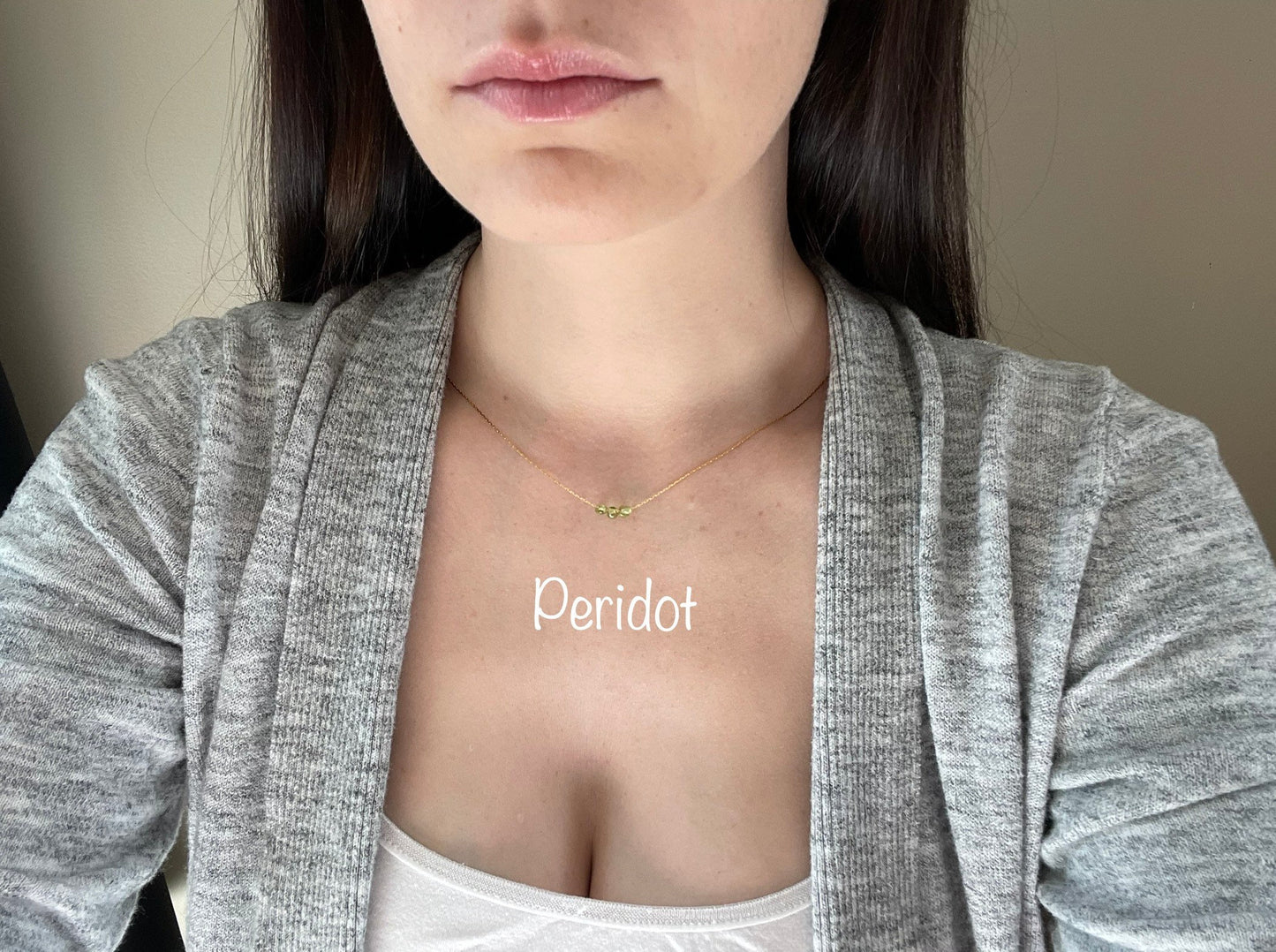 Minimalist Necklaces | Dainty Gold Necklace | Gemstone Necklace | Layering Necklace | Tiny Pendant