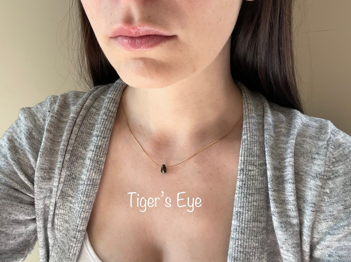 Minimalist Necklaces | Dainty Gold Necklace | Gemstone Necklace | Layering Necklace | Tiny Pendant
