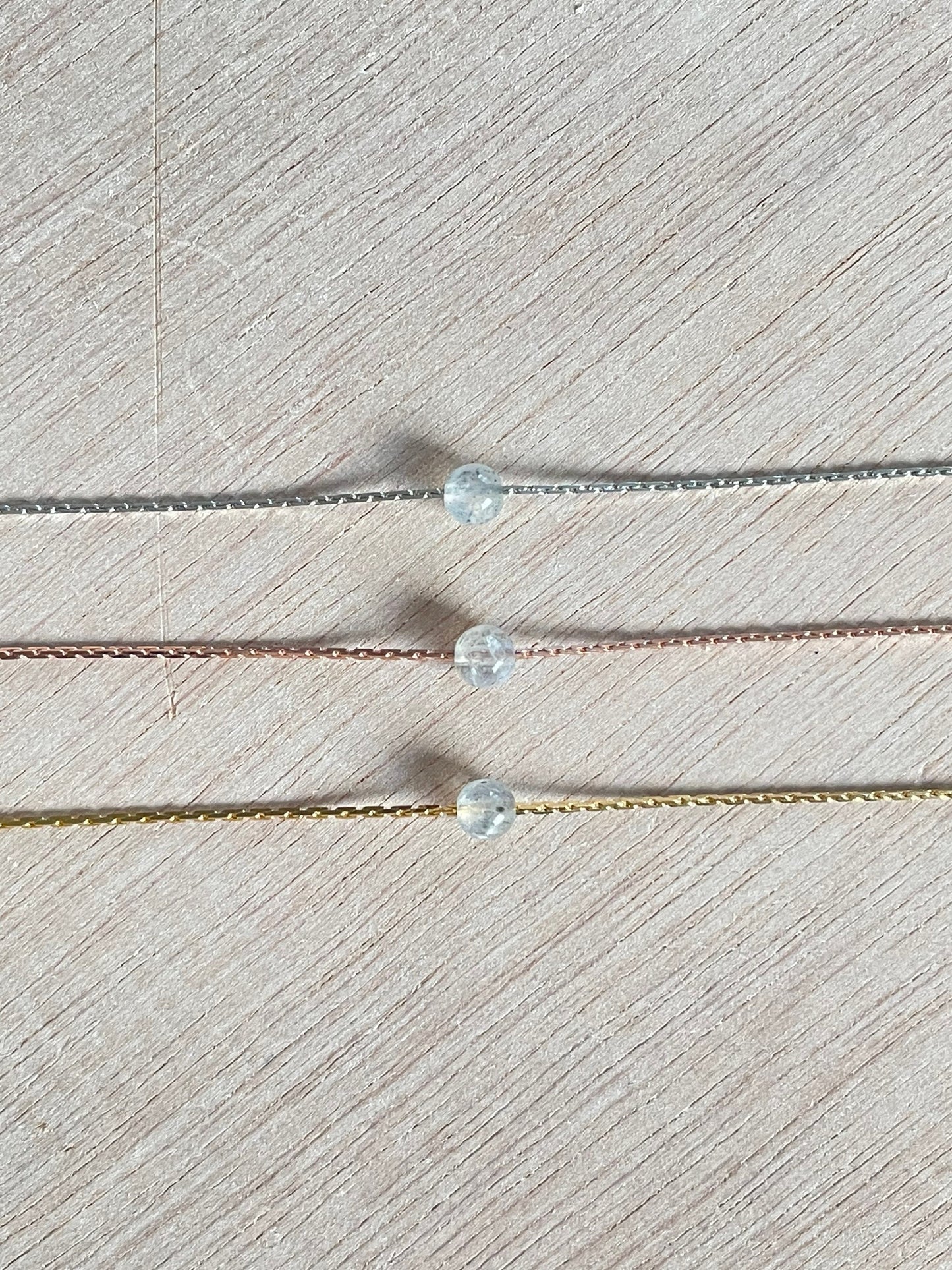 Labradorite Necklace | Rose Gold | Gold | Silver | Dainty Necklace | Layering Necklace | Gemstone Necklace | Bead Necklace