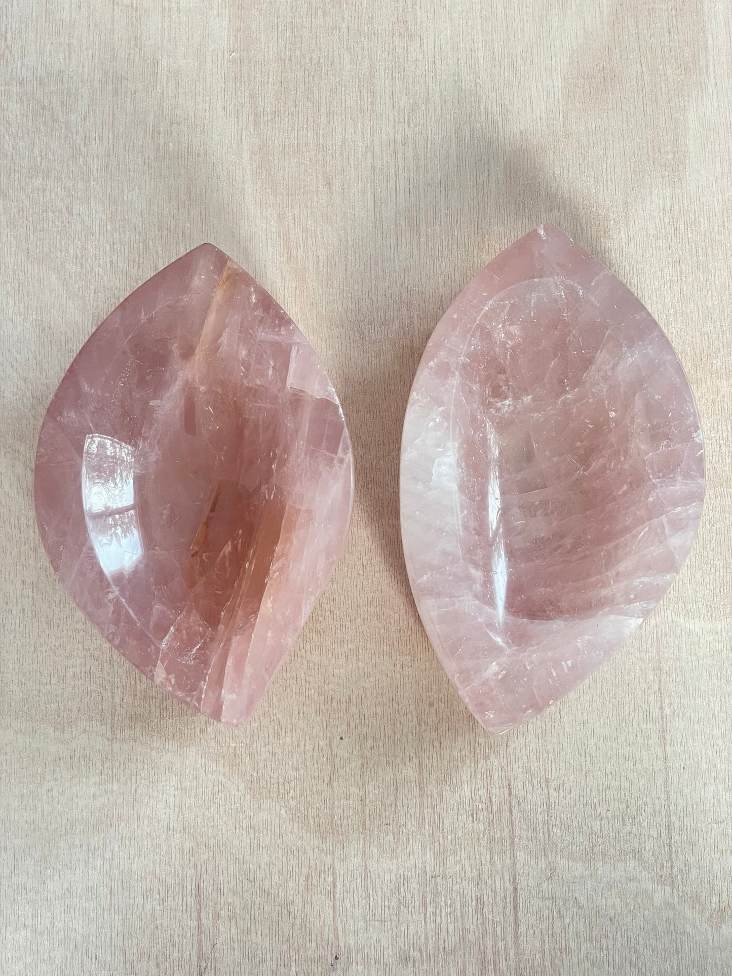 XXL Rose Quartz Bowl | Rose Quartz Carved Gemstone Bowl