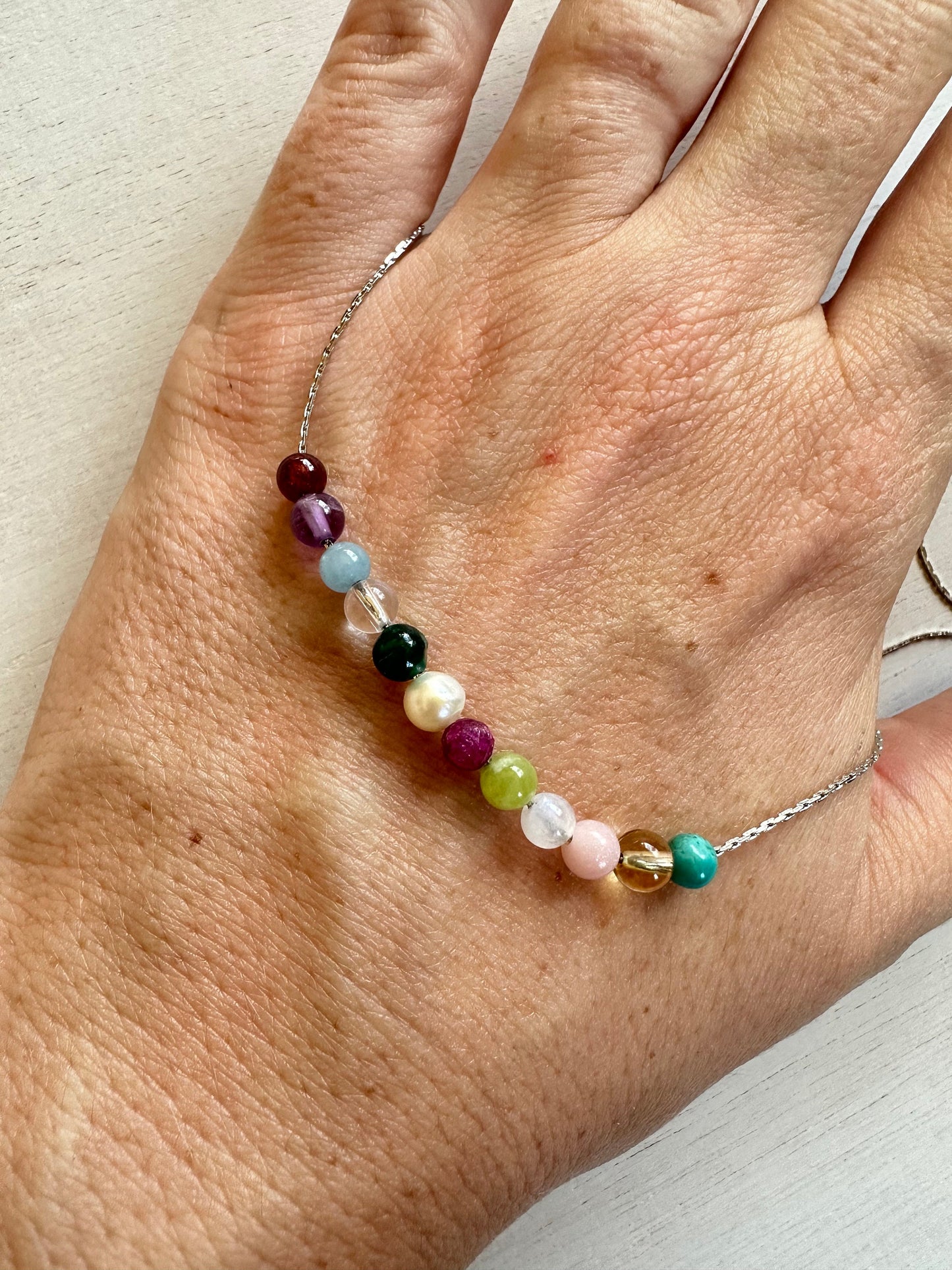 Birthstone Necklace | Custom Birth Stone Necklace | Minimalist Birthstone Necklace