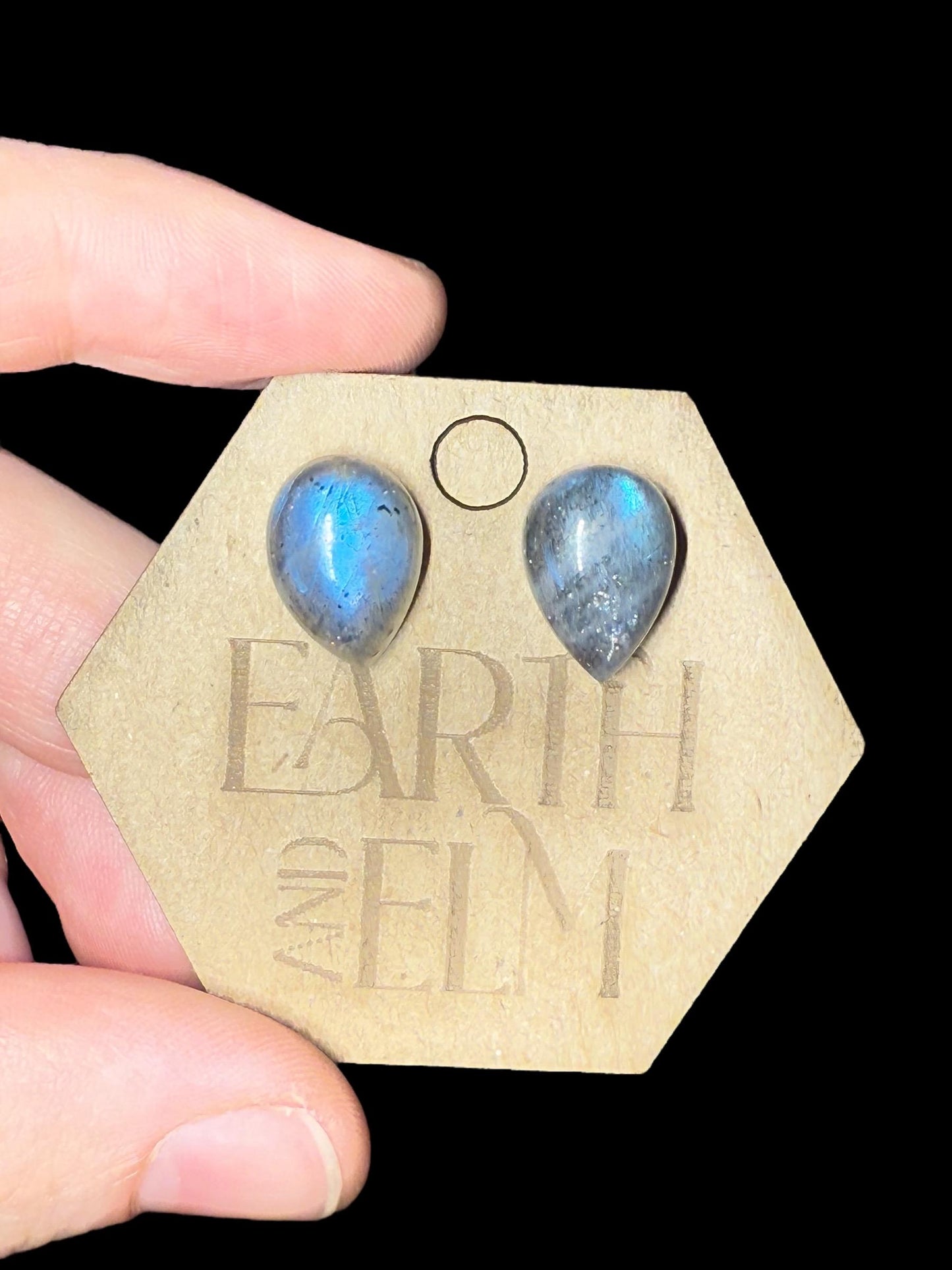 Labradorite Studs | Labradorite Pear Shape Earrings | Gemstone Earrings | Teardrop Studs | 10x14 | 8x12 | Flashy Studs