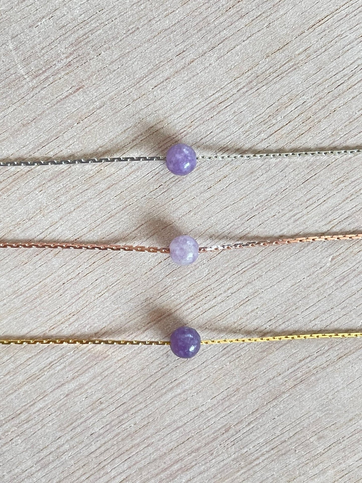 Lepidolite Necklace - earthandelm