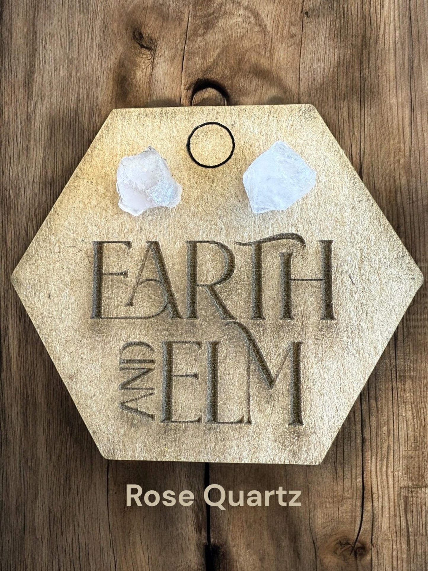 Raw Gemstone Studs - earthandelm