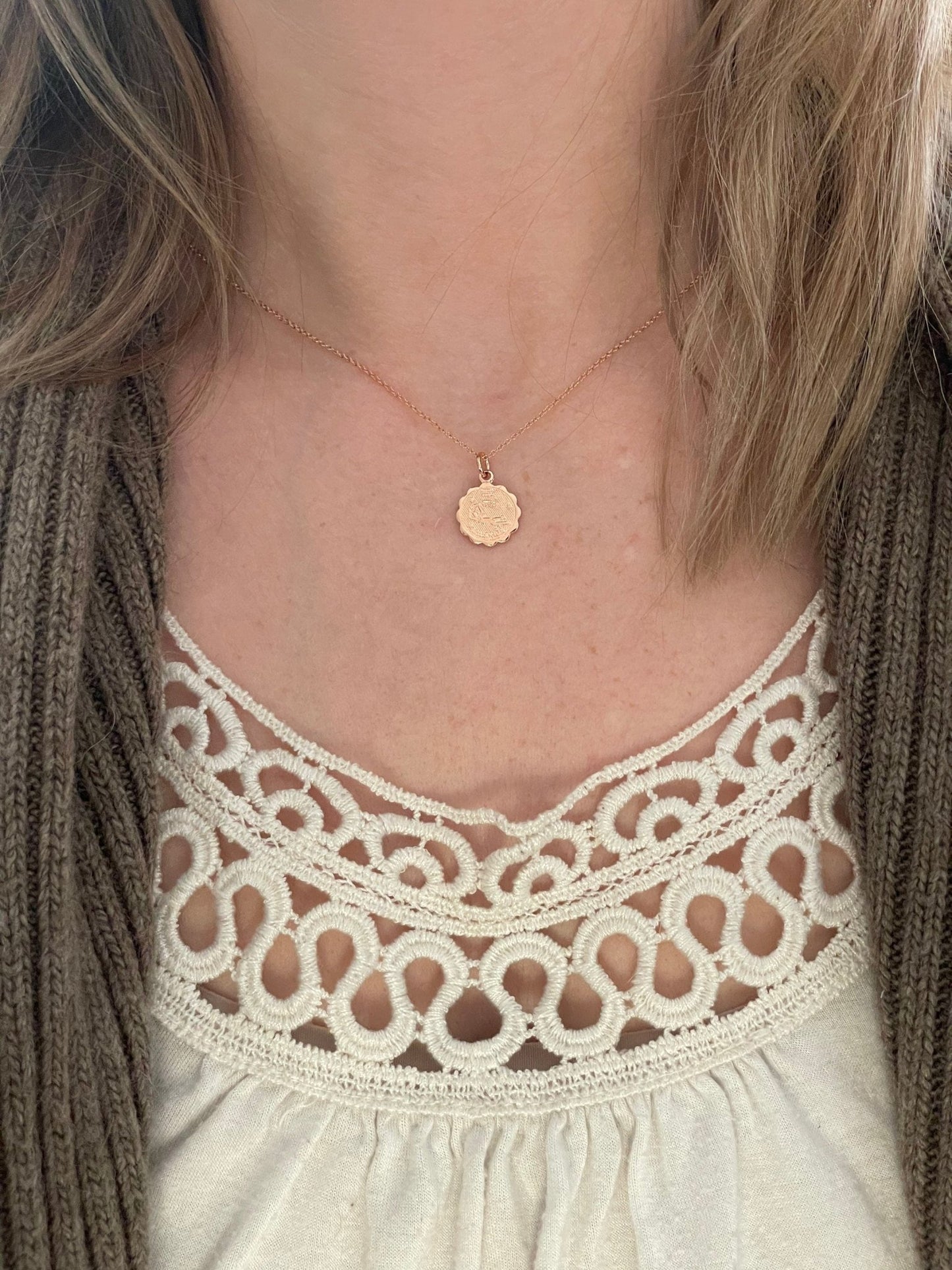 Rose Gold Zodiac Necklace - earthandelm