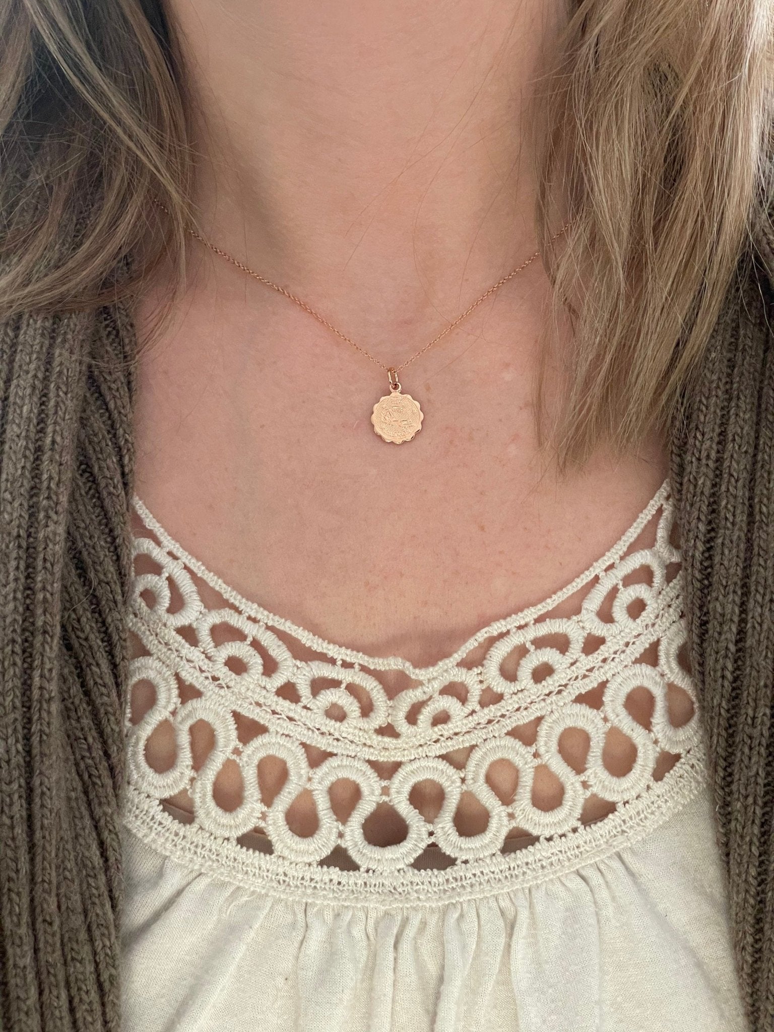 Rose Gold Zodiac Necklace - earthandelm