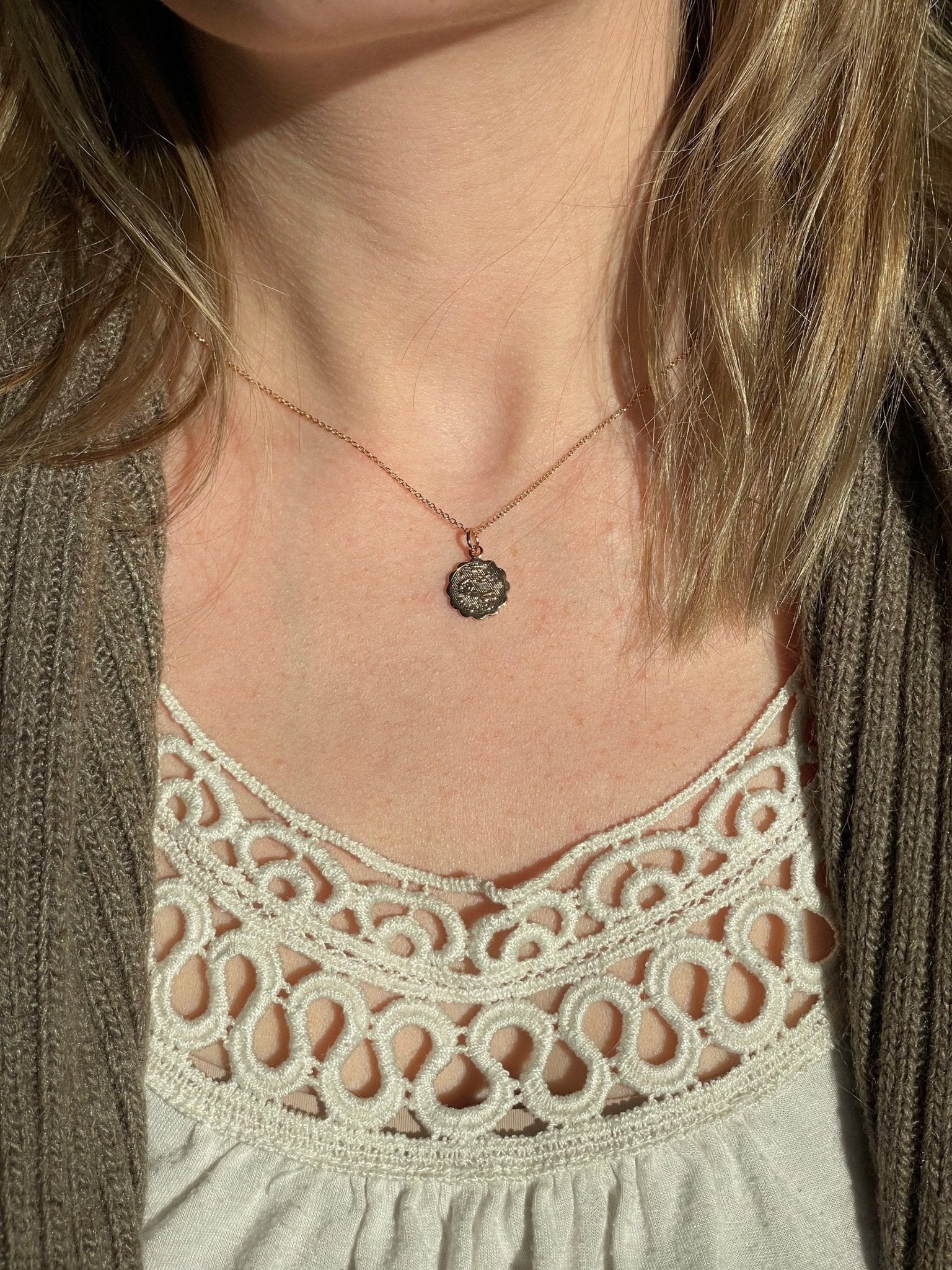 Rose Gold Zodiac Necklace - earthandelm
