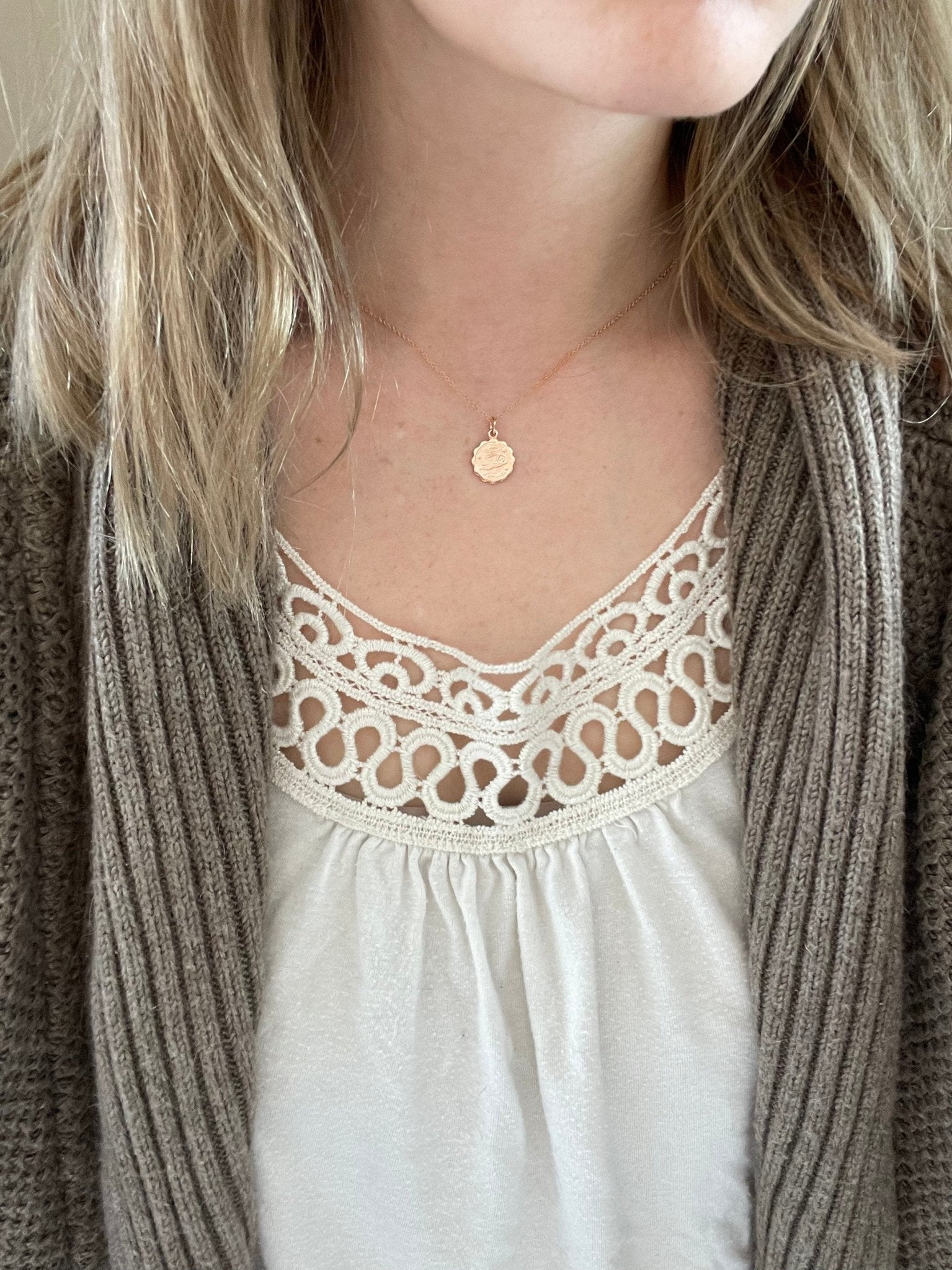 Rose Gold Zodiac Necklace - earthandelm