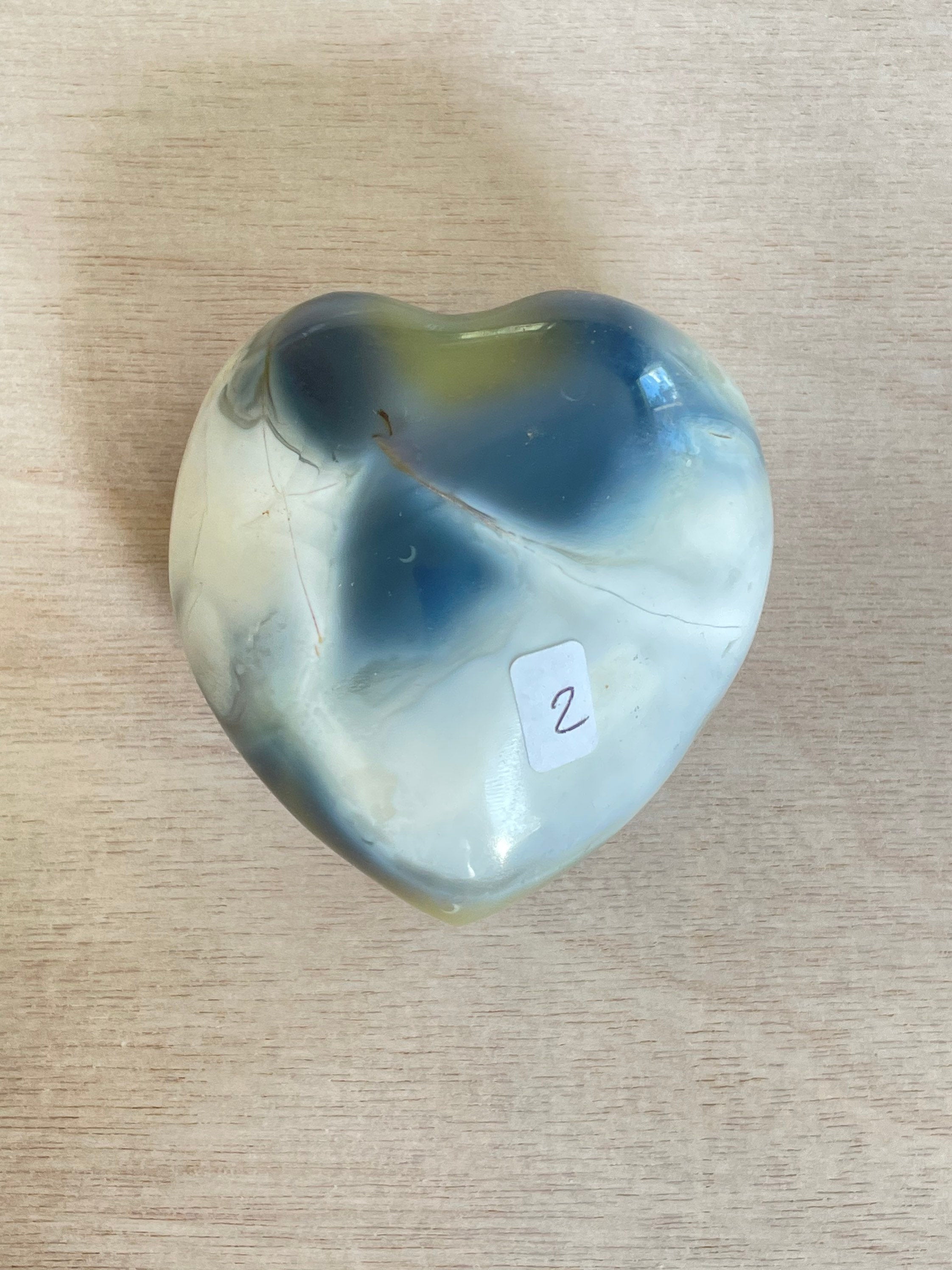 Orca Agate Heart – earthandelm