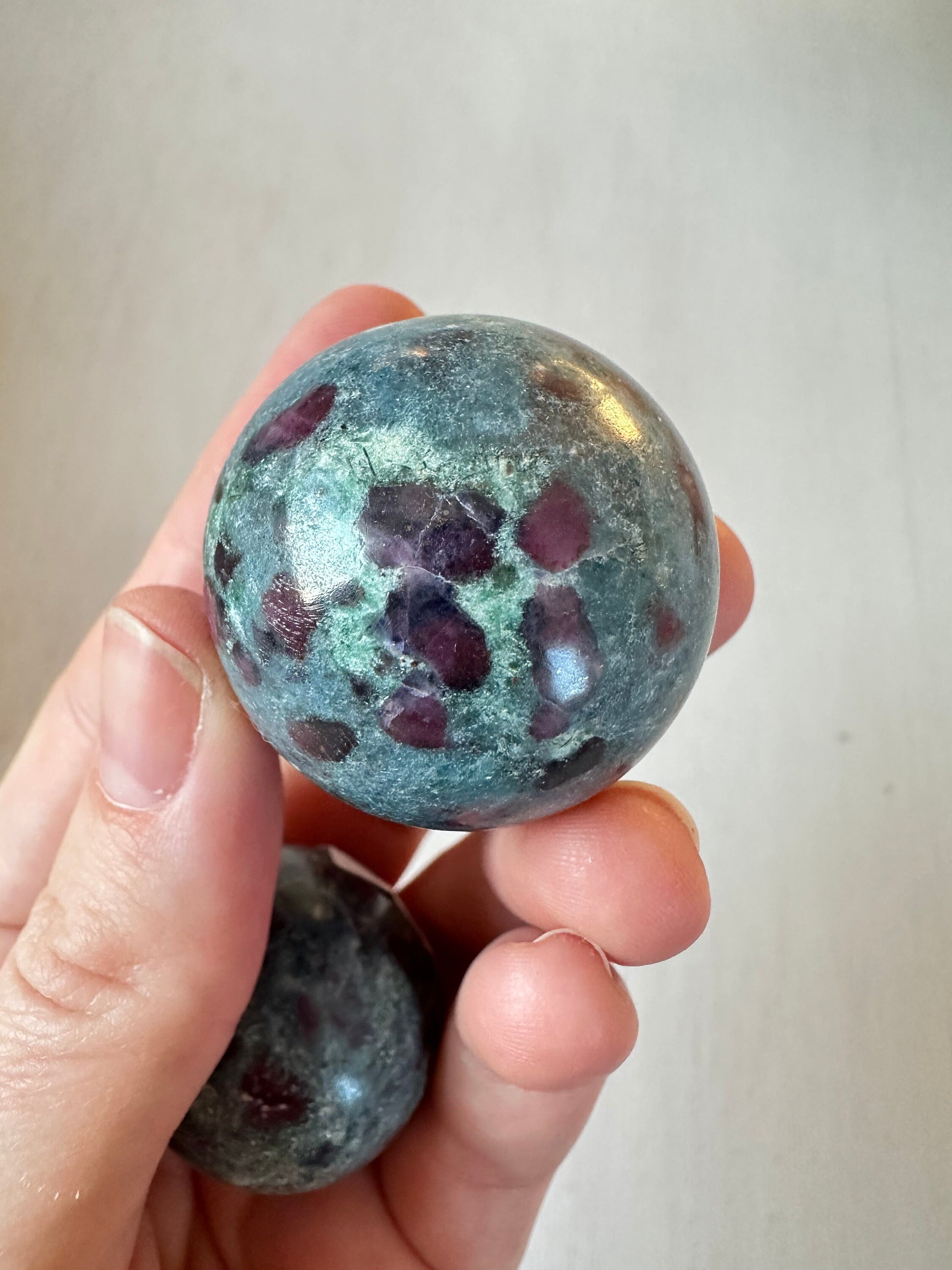 Ruby Kyanite Sphere | Polished Gemstone Sphere