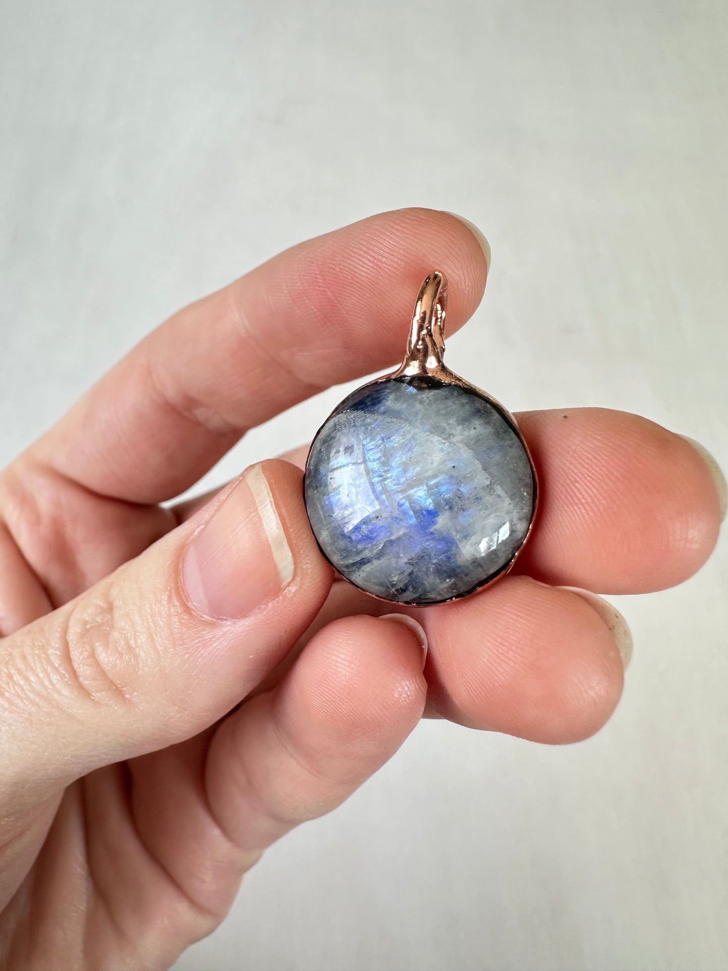 Moonstone Full Moon Pendant