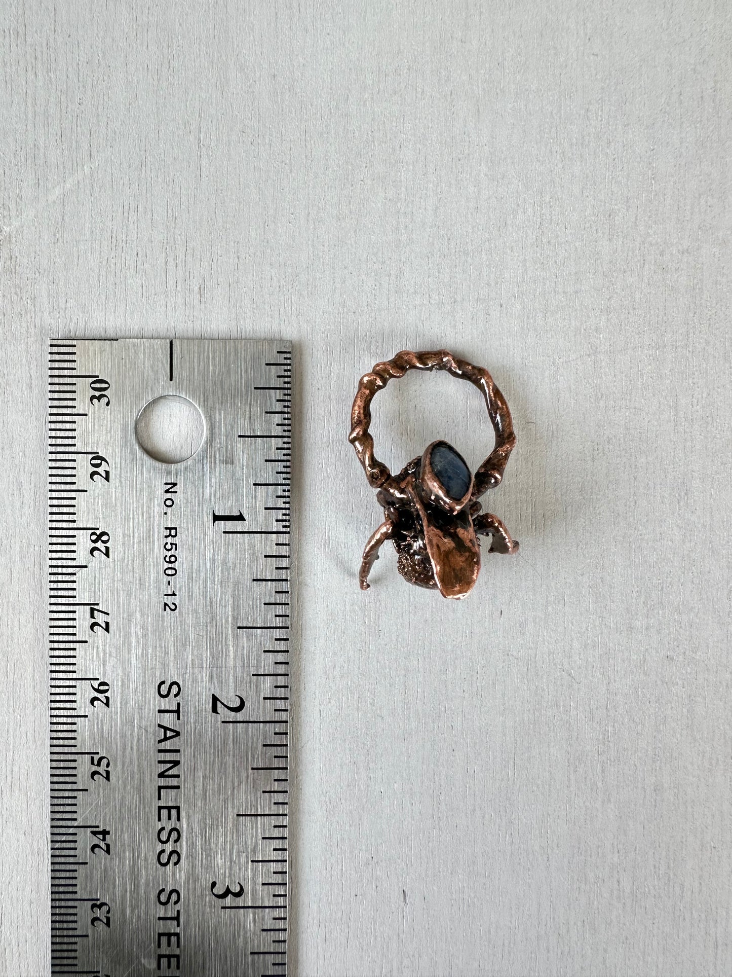 Bumblebee Pendant with Labradorite Gemstone