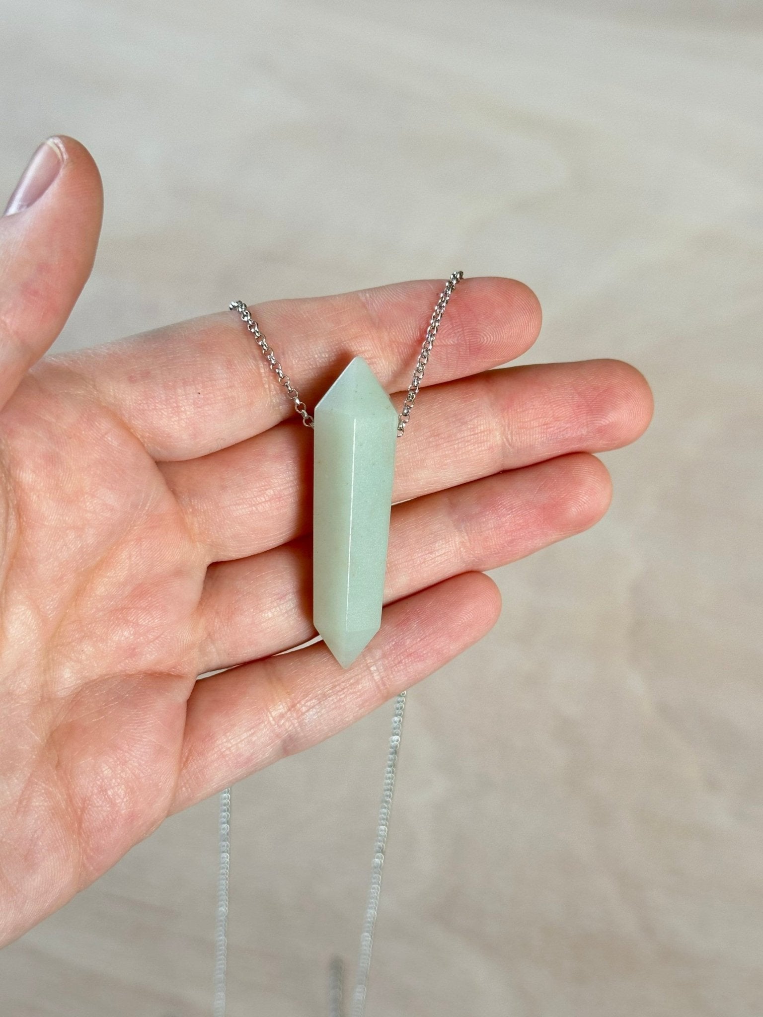 Amazonite Point Necklace - earthandelm