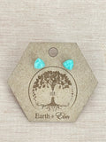 Amazonite Trillion Studs - earthandelm