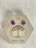 Amethyst in Metal Setting - earthandelm