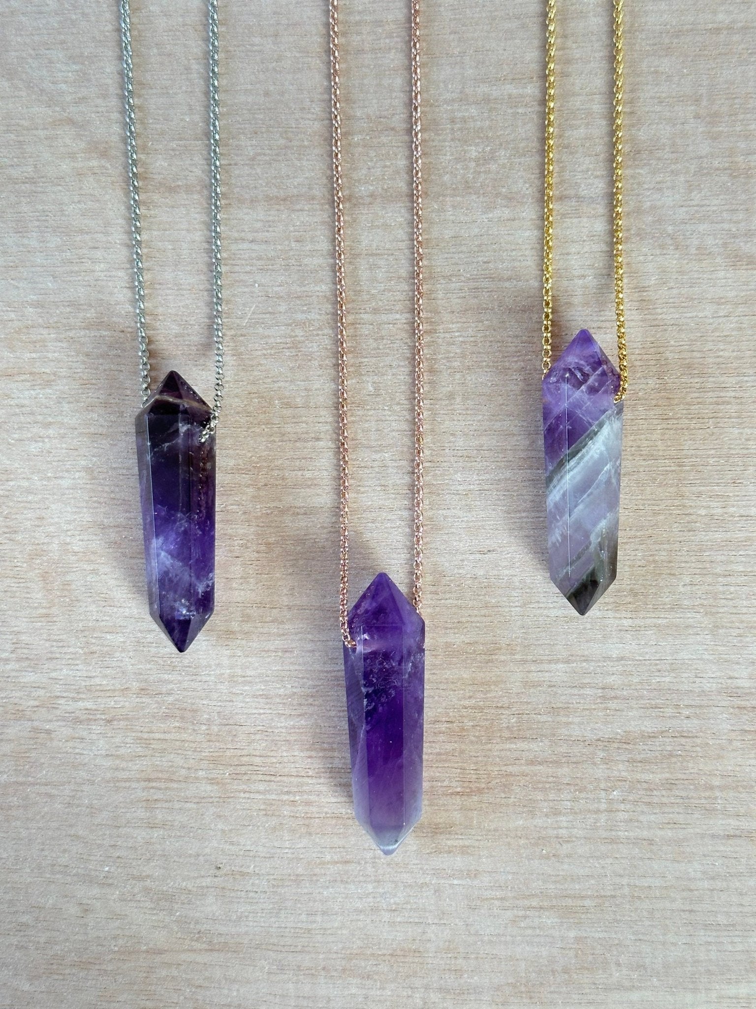 Amethyst Point Necklace - earthandelm
