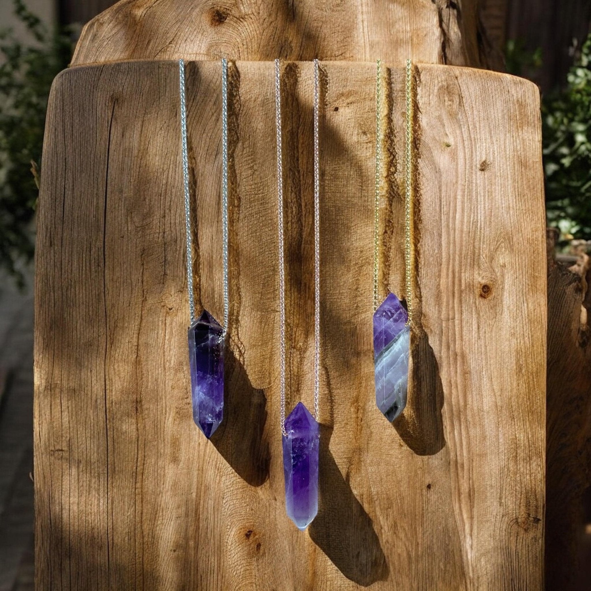 Amethyst Point Necklace - earthandelm