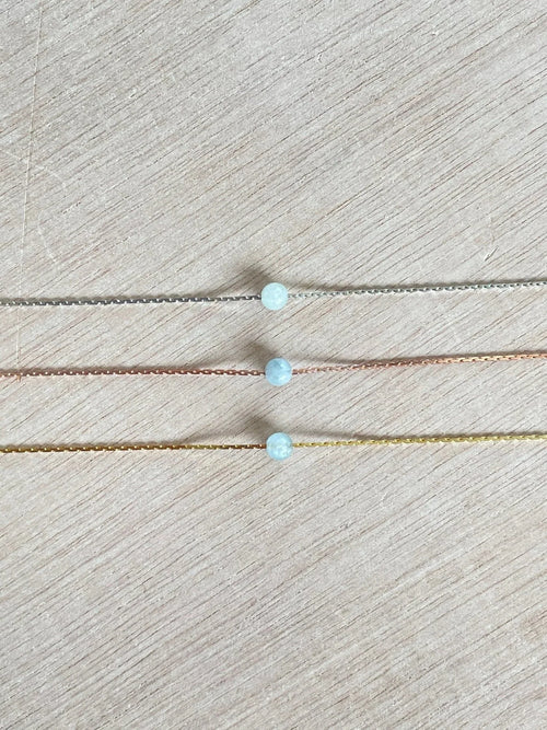 Aquamarine Necklace - earthandelm