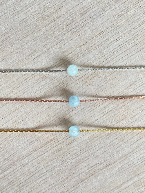 Aquamarine Necklace - earthandelm