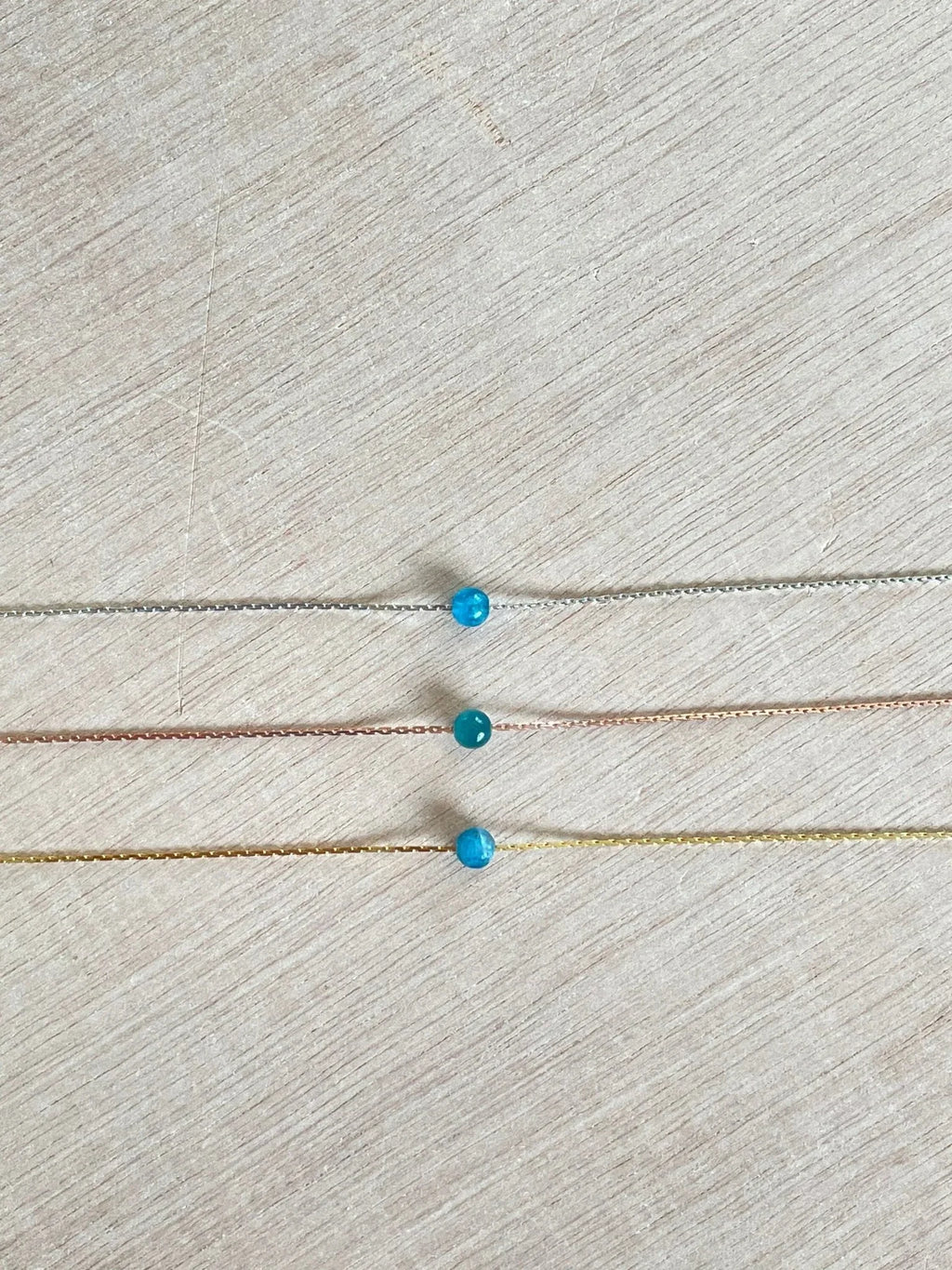Blue Apatite Necklace - earthandelm