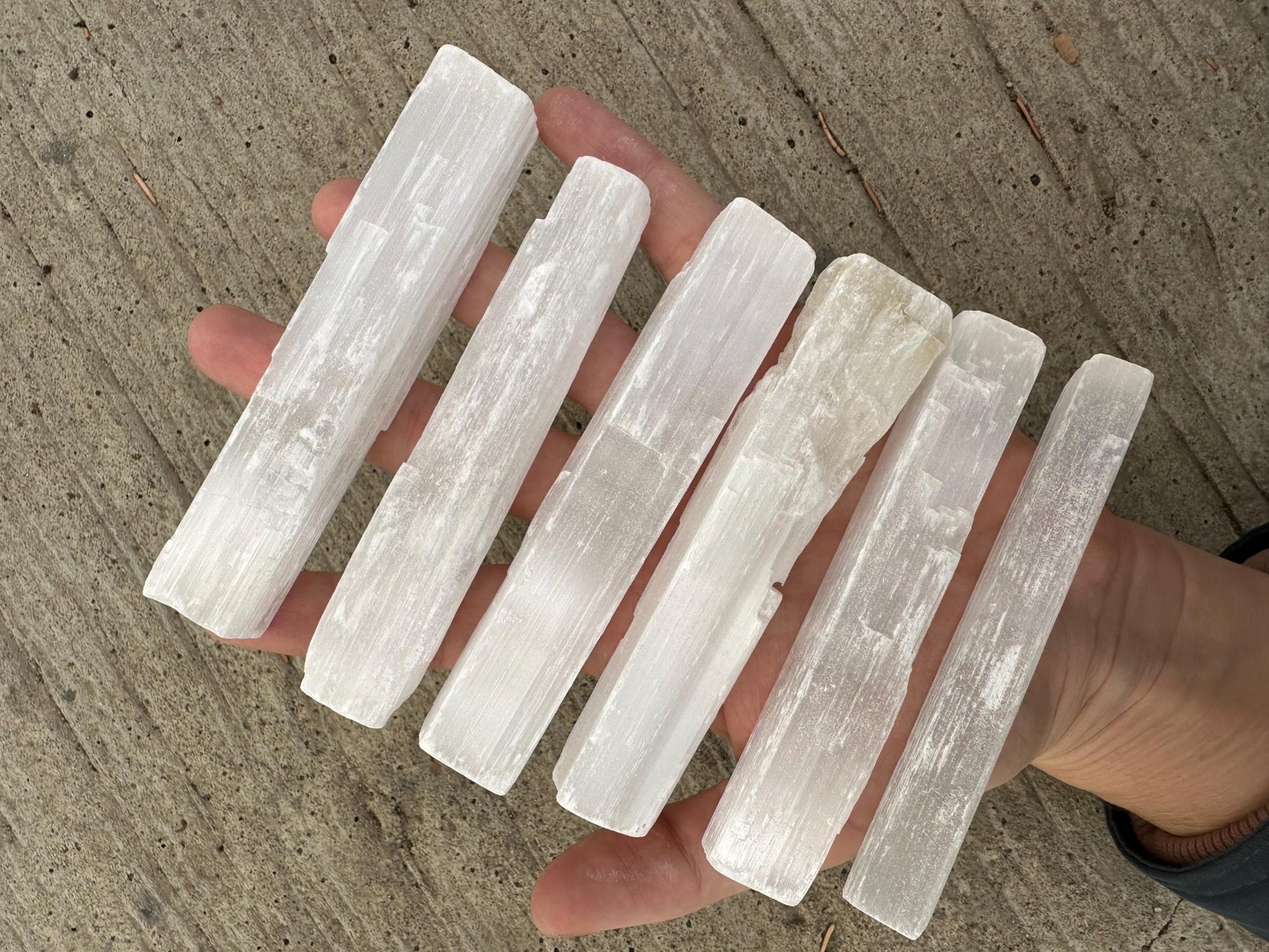 Bulk Raw Selenite | Wholesale Selenite Wands | Selenite Gemstone | Satin Spar - earthandelm