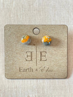 Bumblebee Jasper Round Studs - earthandelm