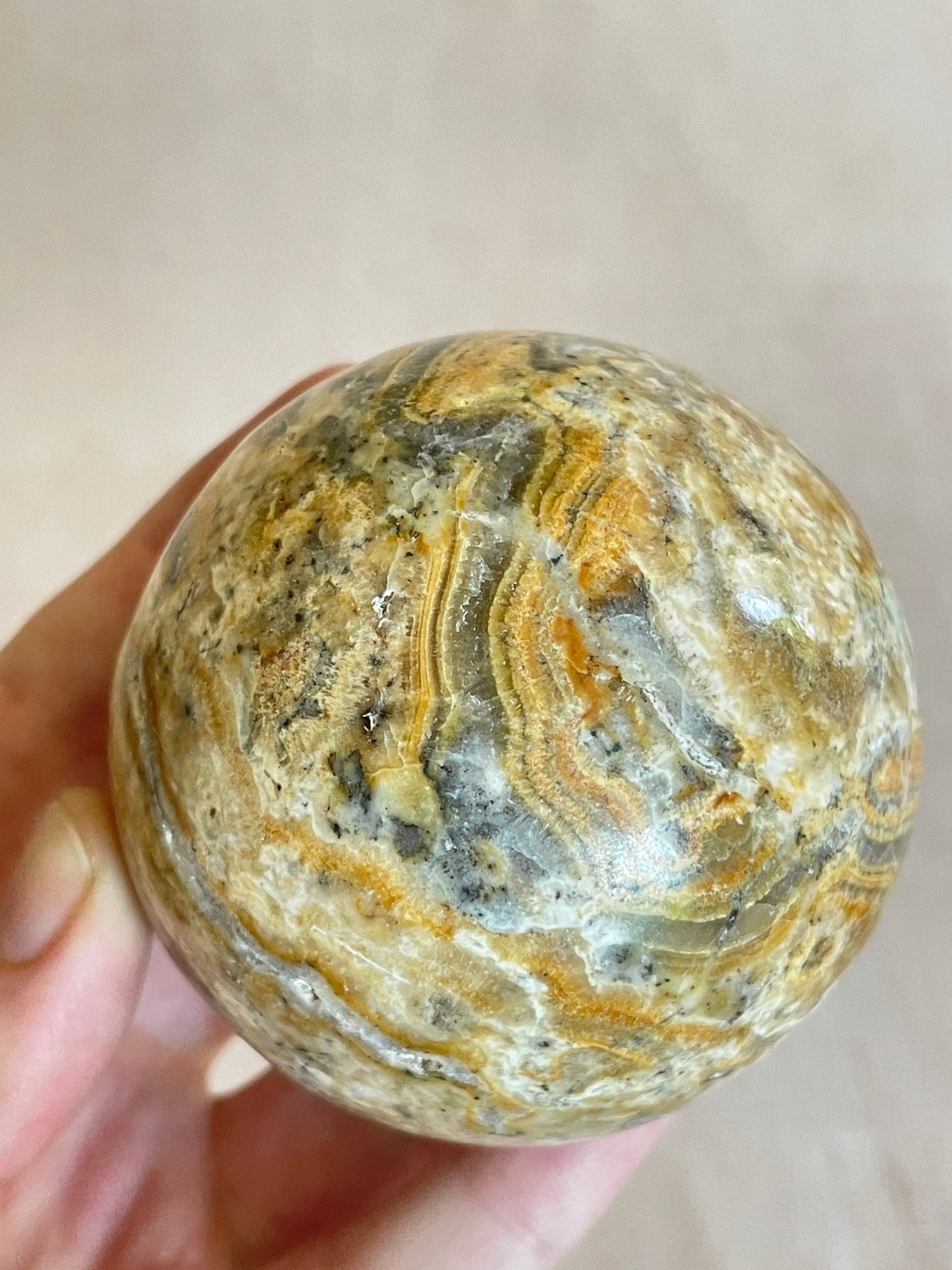 Bumblebee Jasper Sphere | Bumblebee Jasper Crystal Ball | Gemstone Crystal - earthandelm