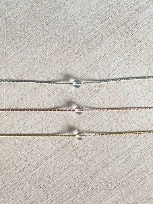 Clear Quartz Necklace - earthandelm