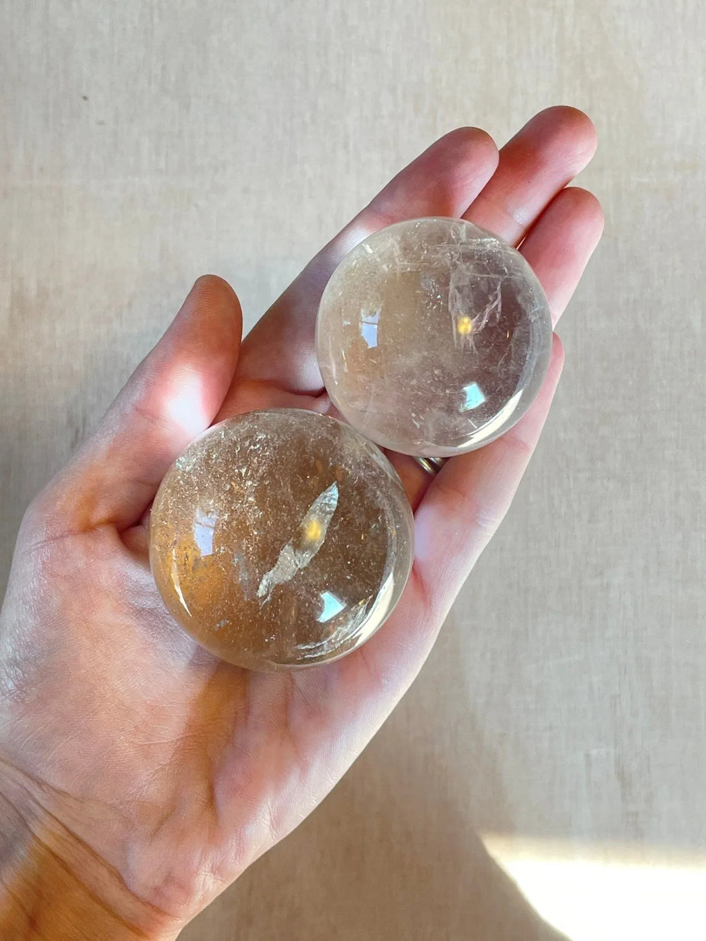 Clear Quartz Sphere | Crystal Quartz Crystal | Authentic Gemstone | Crystal Ball - earthandelm