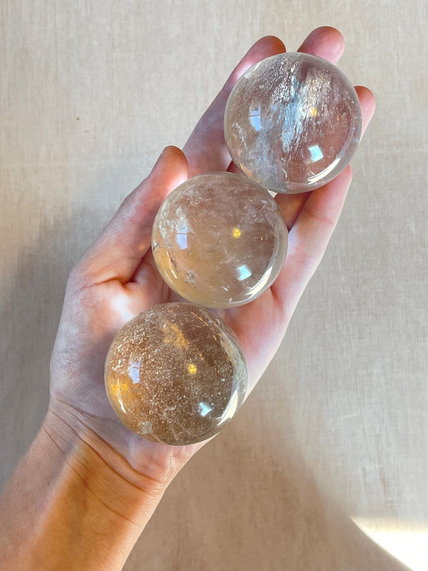 Clear Quartz Sphere | Crystal Quartz Crystal | Authentic Gemstone | Crystal Ball - earthandelm