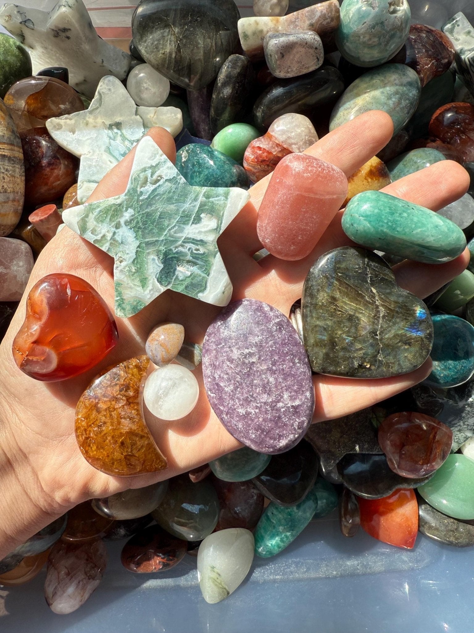 Crystal Confetti | Gemstone Suprise Mix | Mystery Crystal Scoop - earthandelm