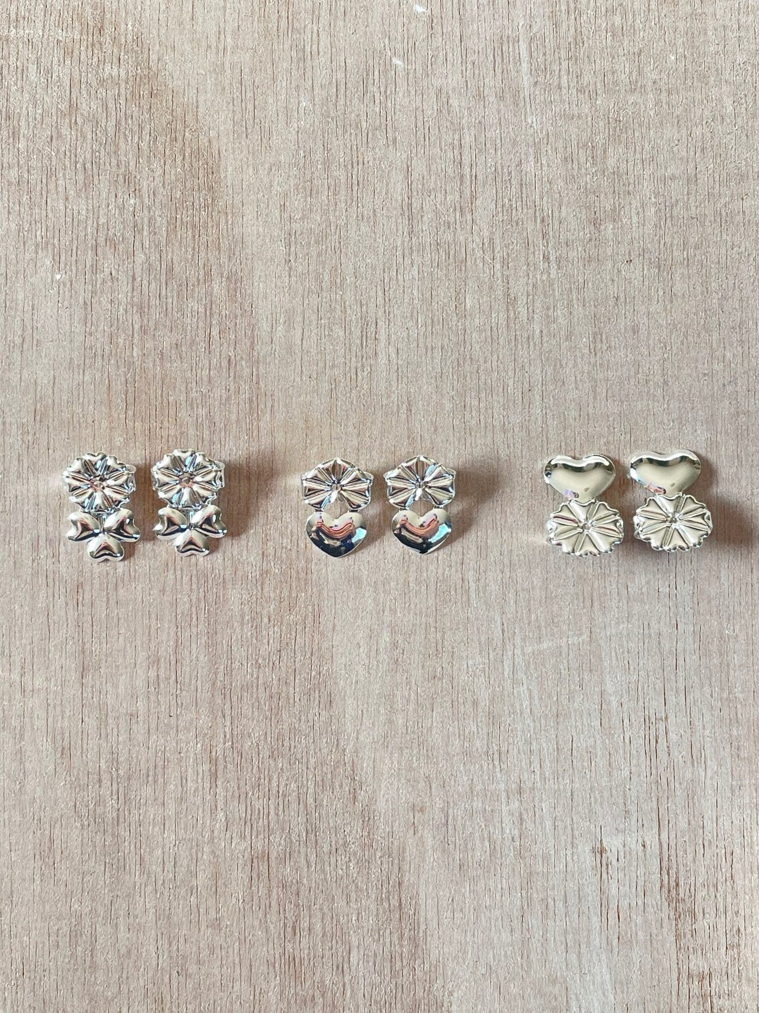 Earring Lifter Backs | Stud Earring Supportive Backings | Silver Earring Stud | Magic Earring Lifters - earthandelm