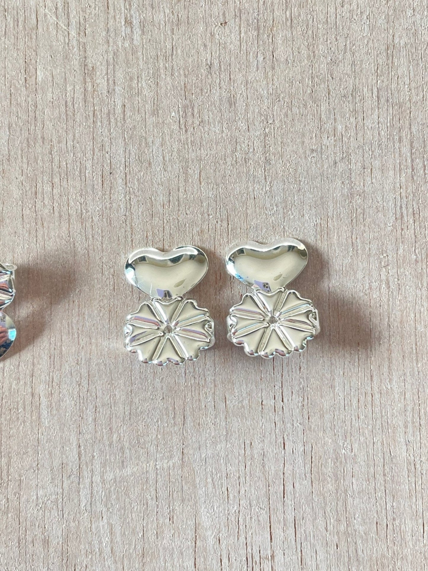 Earring Lifter Backs | Stud Earring Supportive Backings | Silver Earring Stud | Magic Earring Lifters - earthandelm