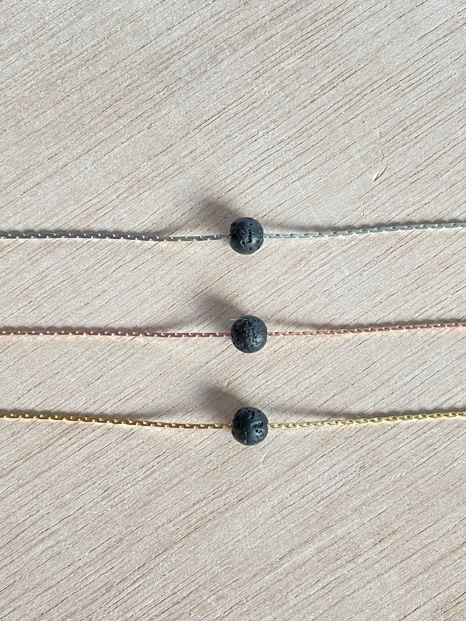 Essential Oil Lava Stone Necklace - earthandelm