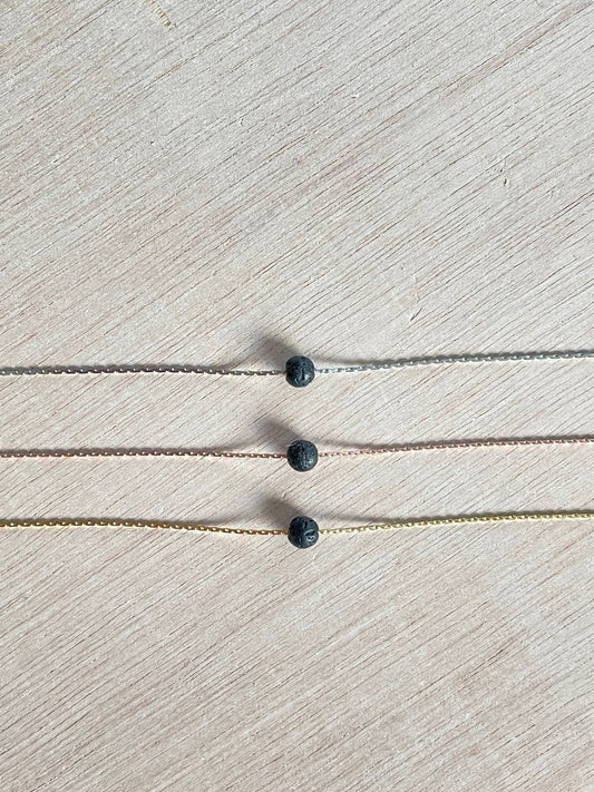 Essential Oil Lava Stone Necklace - earthandelm