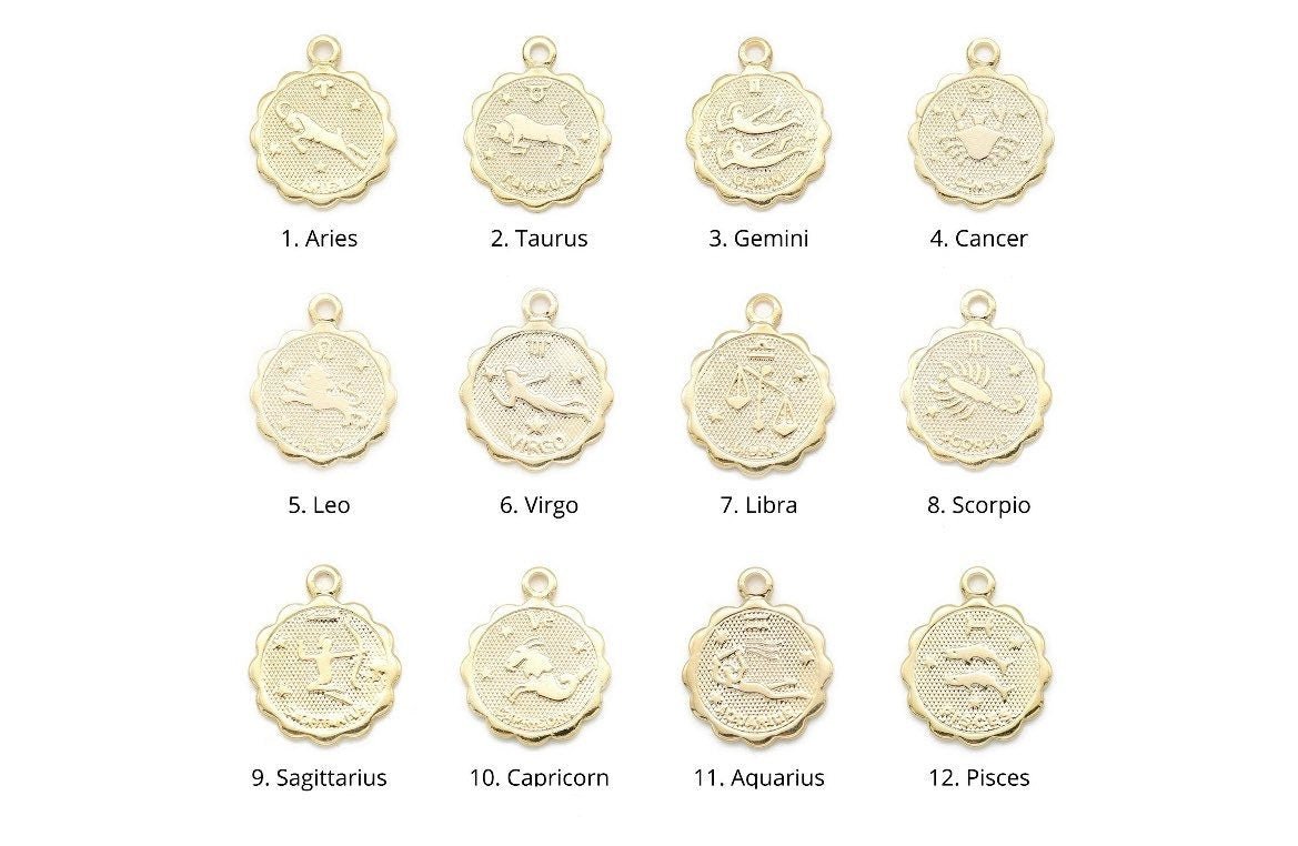 Gold Zodiac Necklace - earthandelm