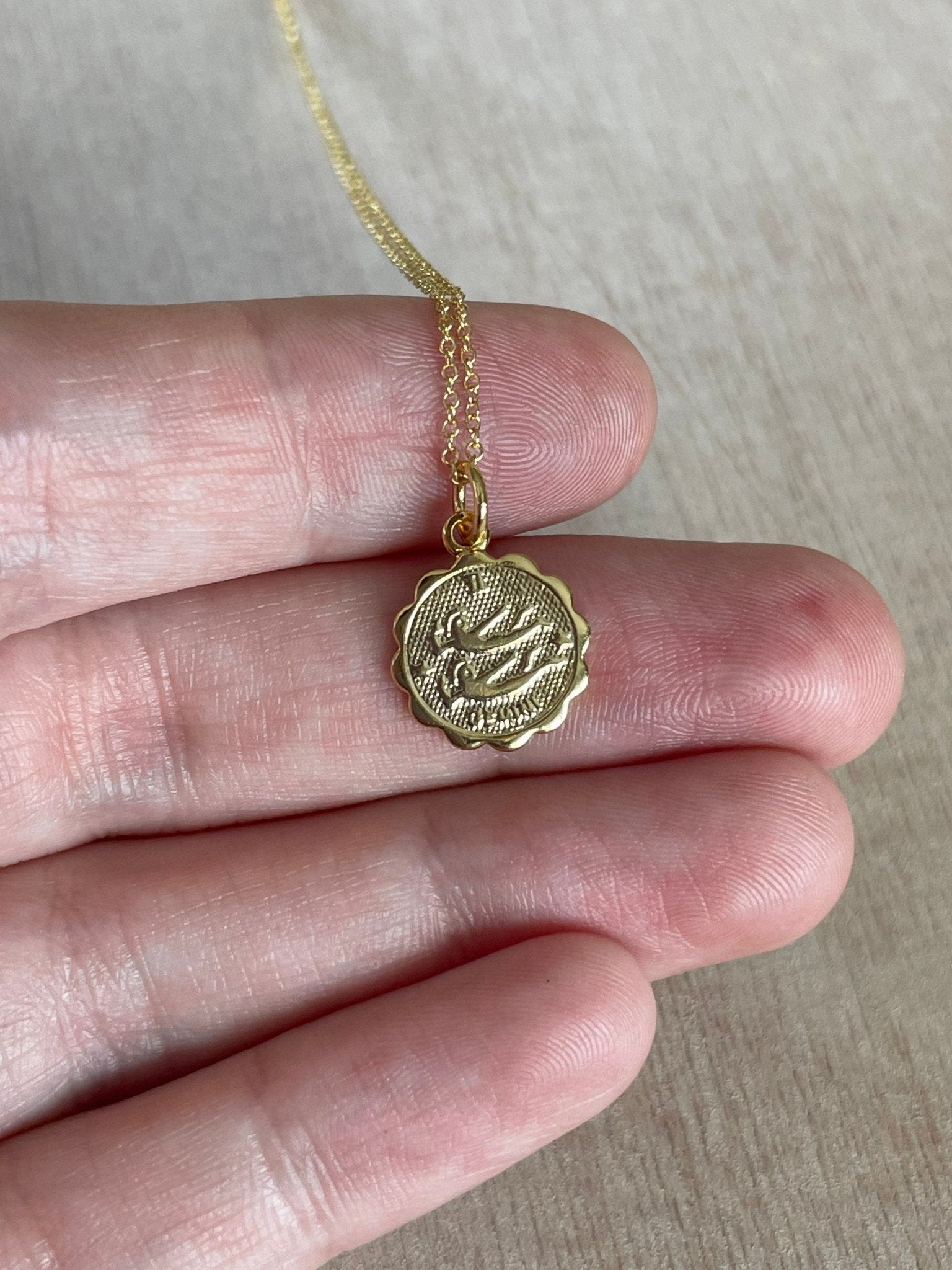 Gold Zodiac Necklace - earthandelm