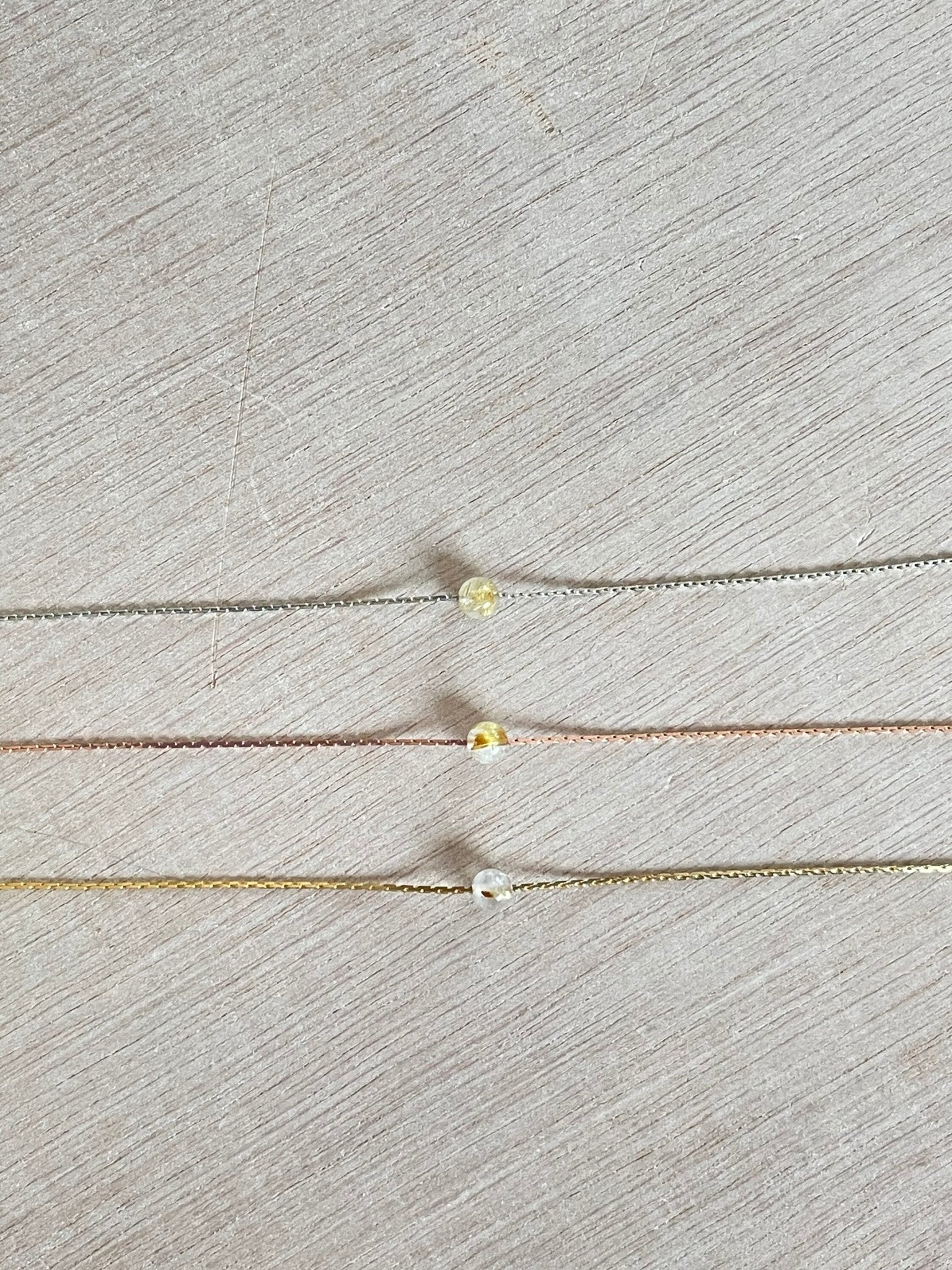 Golden Rutile Quartz Necklace - earthandelm