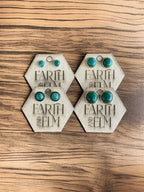 Green Aventurine in Metal Settings - earthandelm