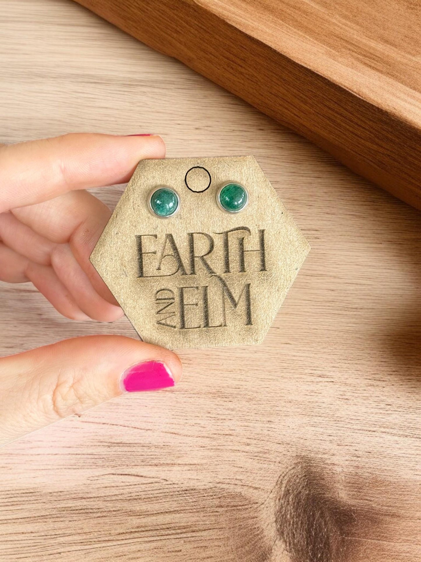 Green Aventurine in Metal Settings - earthandelm