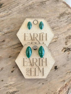 Green Aventurine Marquise Gemstone Studs - earthandelm