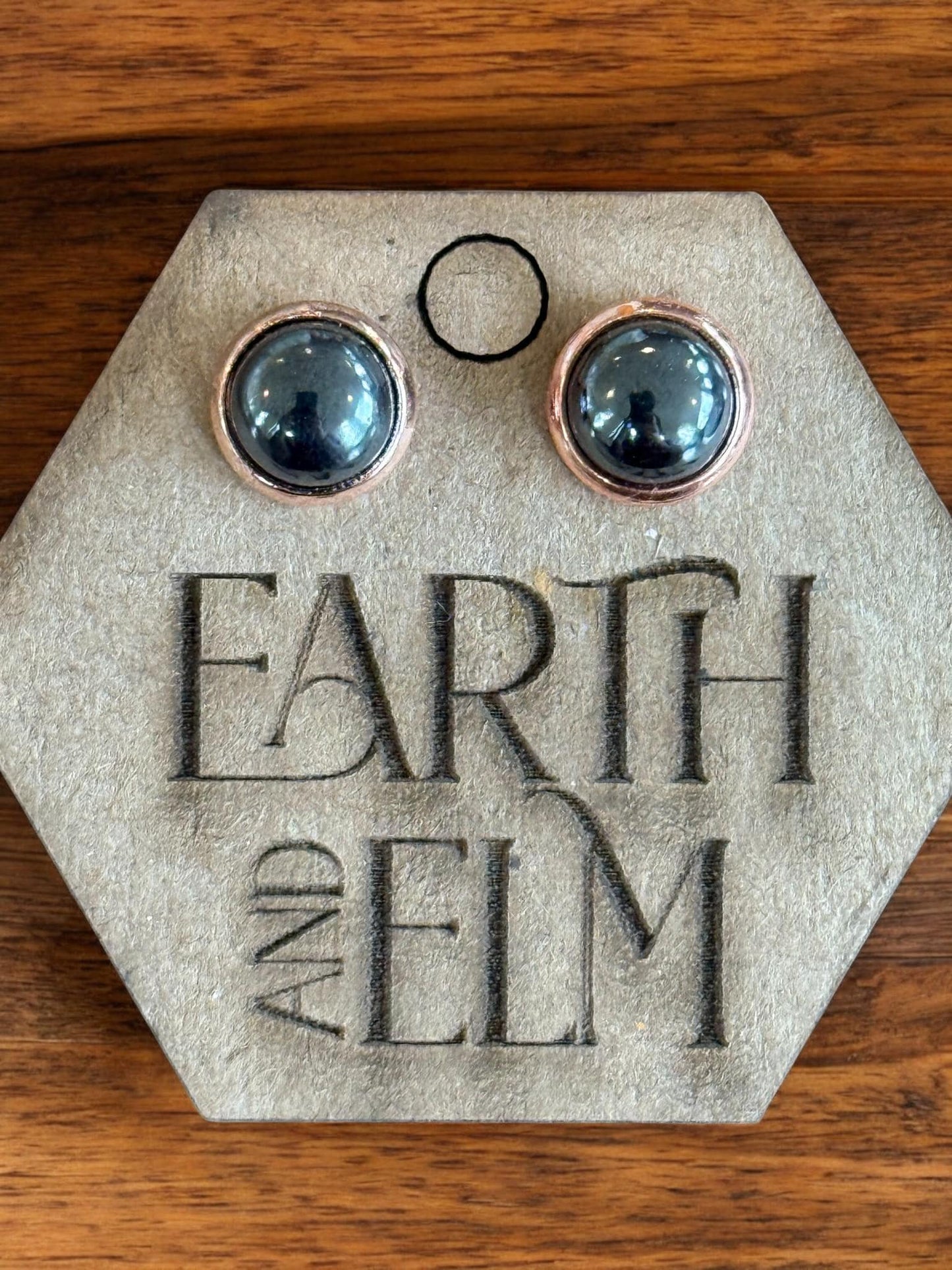 Hematite in Metal Settings - earthandelm