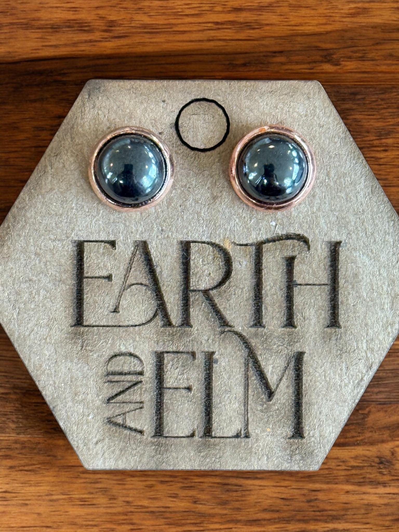 Hematite in Metal Settings - earthandelm