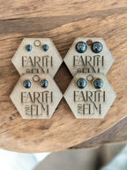 Hematite in Metal Settings - earthandelm