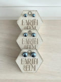 Hematite Round Gemstone Studs - earthandelm