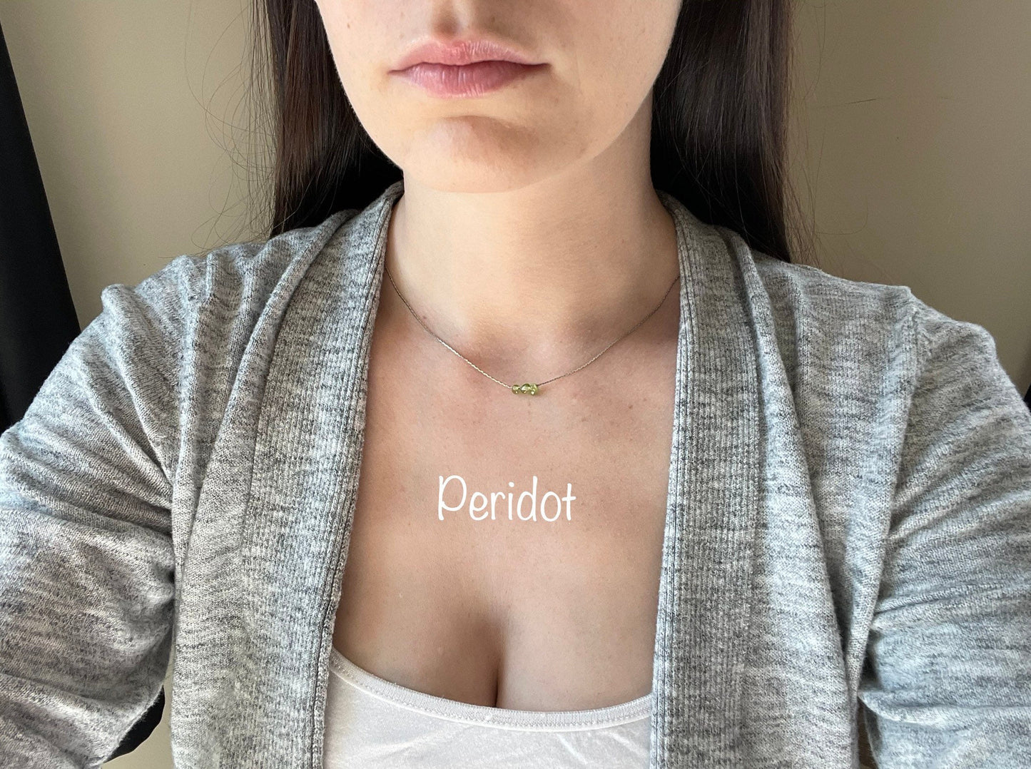 Minimalist Necklaces | Dainty Silver Necklace | Gemstone Necklace | Layering Necklace | Tiny Pendant